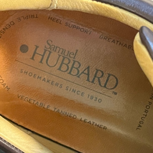 Samuel Hubbard Dress Fast Oxfords Leather Lace Up Vibram Sole Brown Mens 11 - Picture 13 of 13